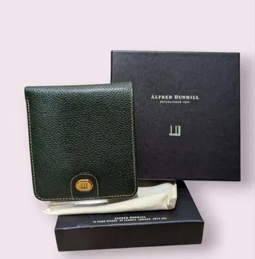 [ 미사용 새상품 ] dunhill 다크 그린 접이식 지갑