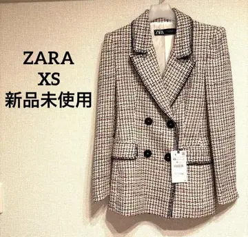 [ 택 포함 새상품 ] ZARA 트위드 자켓