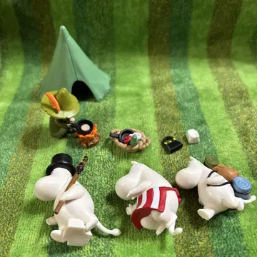 무민 캠핑 피규어 세트