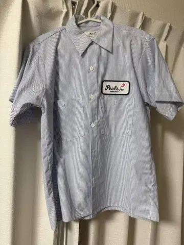 PEELS SINCE1990 PATCH STRIPE WORK SHIRT