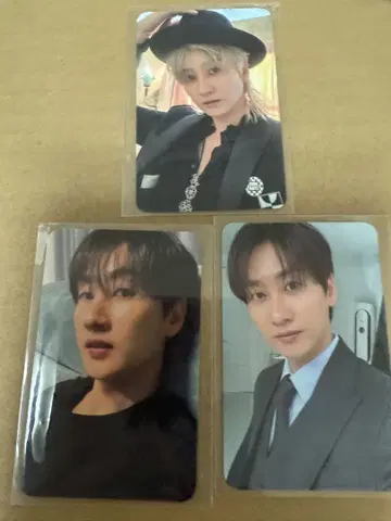 SUPER JUNIOR-D&E 은혁 트레이딩 카드 3장