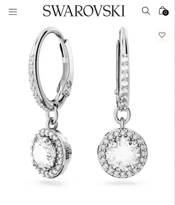 SWAROVSKI Una Angelic 드롭 귀걸이
