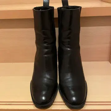 ZARA 사이드 고어 부츠 블랙 힐