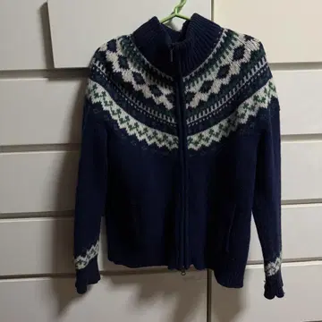 L.L.Bean 네이비 페어아일 패턴 스웨터 L 사이즈