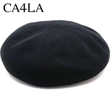 새상품급 CA4LA 블랙 베레모 봄/여름 사양