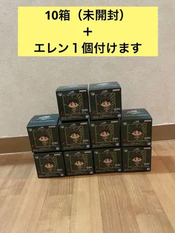 제일복권 진격의 거인 G상 쵸코놋코 피규어 10상자 미개봉