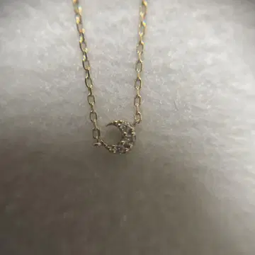 초승달 k10 다이아몬드 목걸이