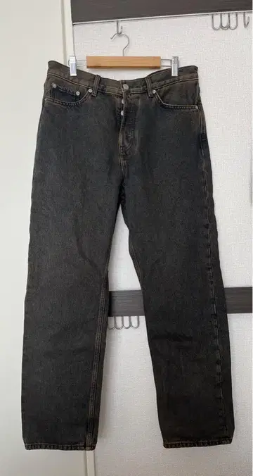 COS 데님 스트레이트 31/30 브라운