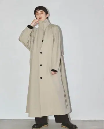 todayful 스탠드 카라 트렌치코트