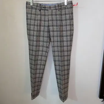 VIGANO 1 플리츠 울 팬츠 size48 Romania 제조