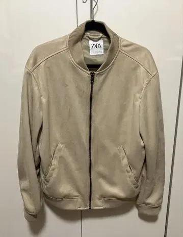 ZARA 베이지 벨로아 자켓