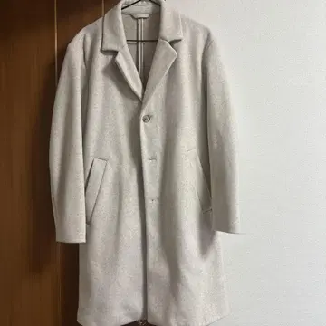 H&M 라이트 그레이 체스터 코트