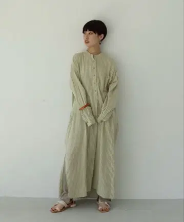 [새상품급] TODAYFUL 스트라이프 셔츠 드레스