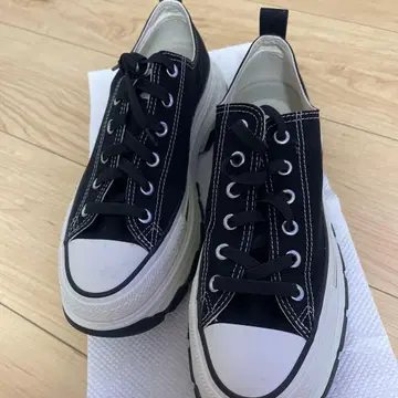 ALL STAR 블랙 통굽 스니커즈
