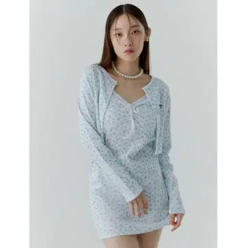 miller x eimy 가디건 숏 원피스
