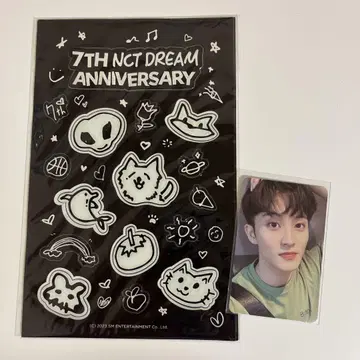 NCT DREAM 7th ANNIVERSARY md 축광 씰 마크