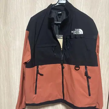 THE NORTH FACE 마운틴 후드티 오렌지/블랙 한국 한정판
