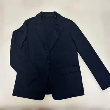 [새상품급] UNIQLO 네이비 테일러드 자켓 스트레치 소재