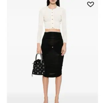Elisabetta Franchi 포인트 니트 가디건 긴팔