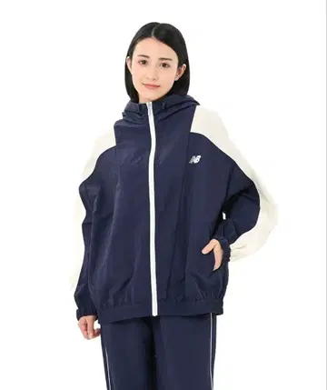 뉴발란스 마운틴 후드티 네이비 S