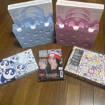 뉴진스 컬러풀 CD 수납 박스 세트