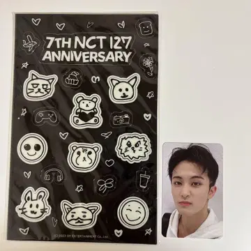 NCT127 7th ANNIVERSARY md 축광 씰 마크