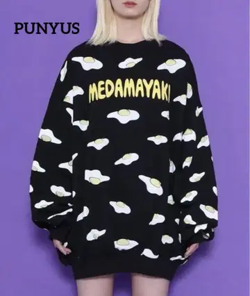 새상품급 푸뉴즈 MEDAMAYAKI 눈알 디자인 트레이닝복