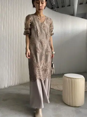 3WAY LAYERED LACE DRESS