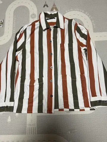ZARA 자라 스트라이프 버튼 긴팔 셔츠