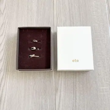 ete 데이 업 펄 반지 커프 이어커프 세트