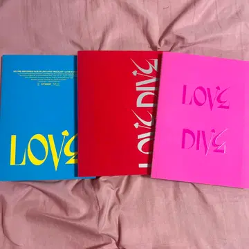 IVE LOVE DIVE 앨범 세트 3색