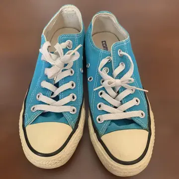 파랑 캔버스 스니커즈 23.5cm