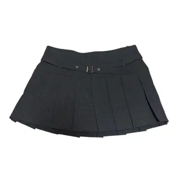 자라 플리츠 스커트 미니 그레이 미니 스커트 자라 벨트 포함