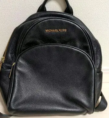 MICHAEL KORS 블랙 가죽 백팩