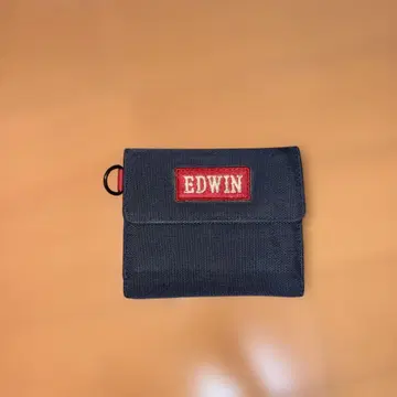 EDWIN 네이비 접이식 지갑