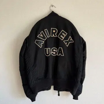AVIREX MA-1 플라이트 자켓 블랙