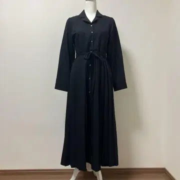 HARE 하레 롱 원피스 블랙 플리츠 어른 가을 긴팔