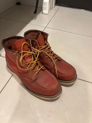 RED WING 브라운 가죽 부츠
