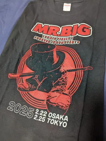 MR.BIG 2025 투어 롱T L 사이즈