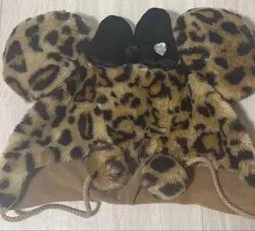 단종품 디즈니 미니 팬캡 레오파드 무늬