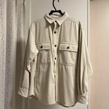 BEAMS HEART 폴리콜 CPO 빅 셔츠