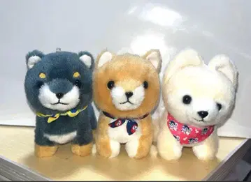 콩 시바 삼형제 봉제 인형 마스코트 일본의 와 사스케 마메지로 마메타로