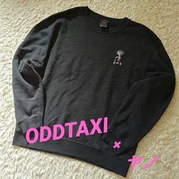 ODDTAXI 오드택시 맨투맨 트레이닝복 블랙