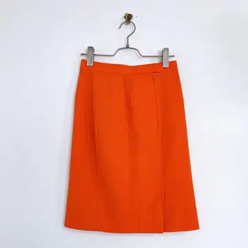 컨디션 최상 [ GRES ] 그레(40) 타이트 미디 스커트 오렌지