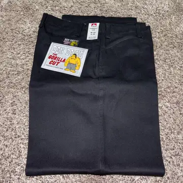 BEN DAVIS GORILLA CUT 워크 팬츠 블랙 W38