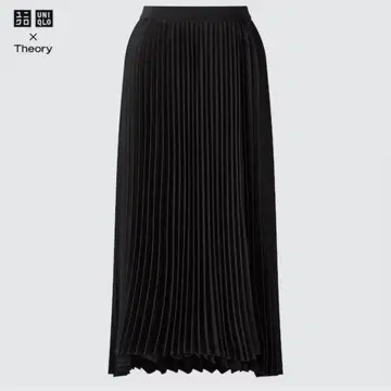 완판템 UNIQLO x Theory 플리츠 랩스커트 블랙