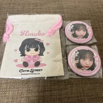 CUTIE STREET 사쿠라바 하루카 캔뱃지 복조리