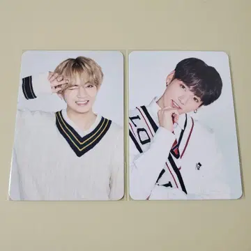 공식 BTS 뷔 정국 해피에버 트레이딩 카드