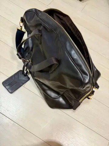 다크 브라운 가죽 (인조 가죽) 백