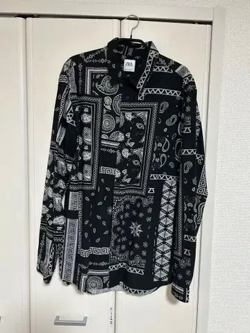 ZARA 페이즐리 셔츠